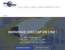 Tablet Screenshot of cap-on-line.com